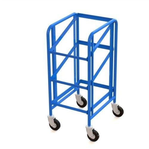 Chariot porte-bac - Manuest - supports inclinables et réglables - sans bac ni bois - 410 x 610 mm_0