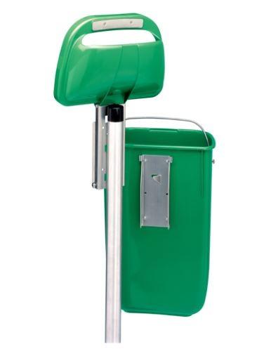 Corbeille urbaine classique en plastique - polyéthylène haute densité - 50 litres_0