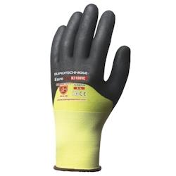 Coverguard - Gants anti coupures jaune noir HPPE enduit nitrile EUROCUT N318HVC (Pack de 5) Jaune / Noir Taille 10 - jaune 5450564020009_0