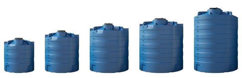 Réservoir vertical eau potable en polyèthylène HD- 1000 L - 1500 L