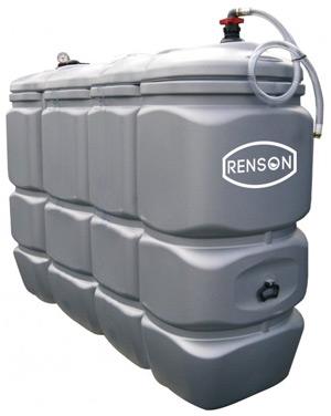 Cuve à carburants PEHD pré-équipée - 1500 litres - double paroi avec traitement anti-UV et accessoires inclus_0