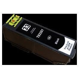 Cartouche d'encre compatible écologique Epson Expression Premium XP530/630/635/830 (T3351-33XL) - Noir 530 pages - E3351XLBK_0
