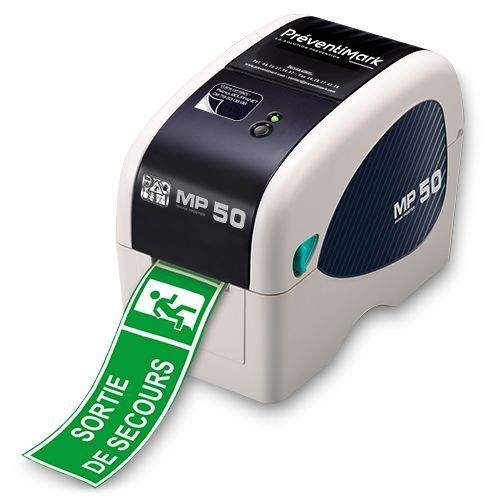 Imprimante signalétique d'étiquettes adhésives à transfert thermique avec interface simple et intuitive - MP50_0