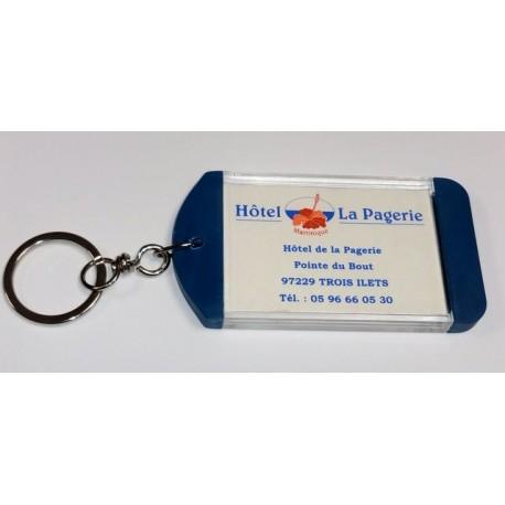 Lot de 50 porte-clés mini clip bleu pétrol  réf. 102131/b_0
