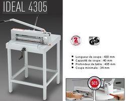 Massicot ideal 4305 sur stand