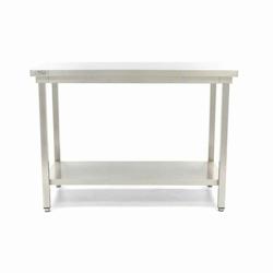 Maxima Table en acier inoxydable - 100 x 70 cm - hauteur réglable - 3701117755742_0