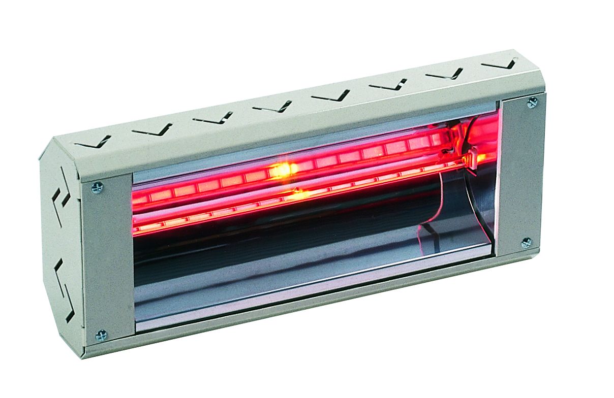 Panneau radiant électrique IRC 1500W - Infra-rouge court - Tôle peinte - Couleur crème RAL 1015_0