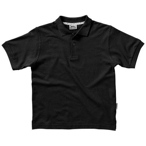 Polo manches courtes enfant Forehand - col tricot plat - maille piquée 100% coton peigné - 200-220 g/m²_0