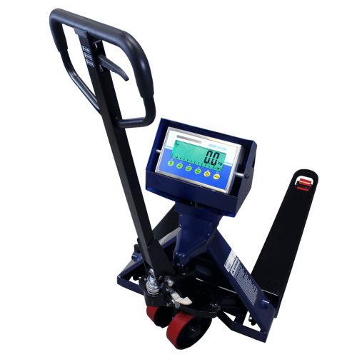 PTSplus - Transpalette peseur AE Adam GmbH - Capacité 2000kg - Fourches en acier et écran de contrôle_0