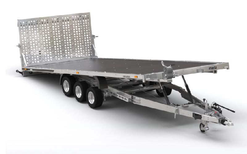 Remorque pour espace vert - 5,07 X 2,15 M - 3500 KG - MARTZ GT UNIVERSAL 500/3S_0