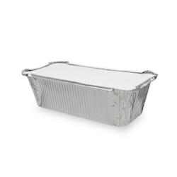 Barquette aluminium haute 1500 cc avec couvercle alu/carton - BO1500HAUTEX100 - Lot de 100_0