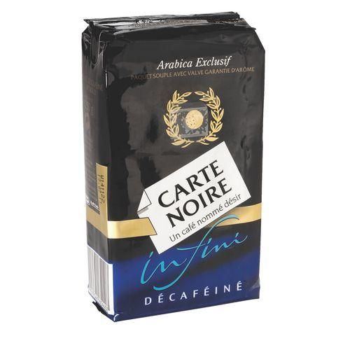 CAFÉ CARTE NOIRE DÉCAFEINÉ MOULU - PAQUET DE 250 G - CARTE NOIRE