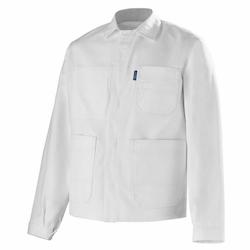 Cepovett - Veste de travail 100% coton ESSENTIELS Blanc Taille M - M blanc 3184378555571_0