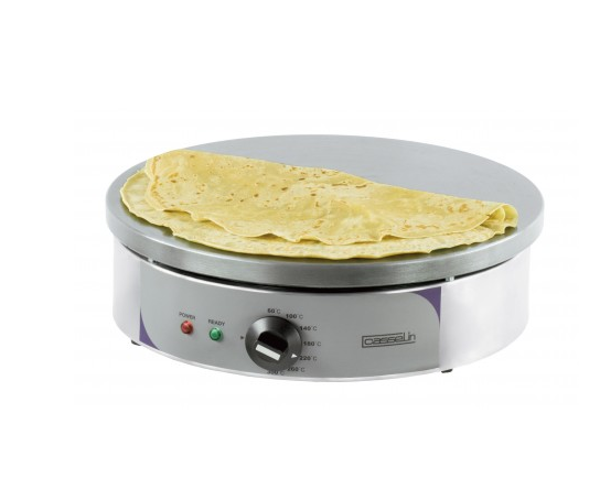 Crêpière ronde électrique Ø40 cm - châssis inox - plaque fonte - 2 700 W - Réf. CCR40E_0