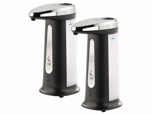 Distributeurs de savon automatiques 400 ml avec capteur infrarouge et design chromé - Carlo Milano_0