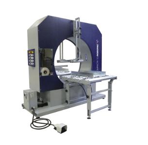 Filmeuse horizontale Compacta 9 - Emballage horizontal - Anneau tournant - Pince et coupe automatique - Pédale start&stop_0