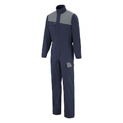 Lafont - Combinaison de travail mixte BRAKE Bleu Marine / Gris Taille L - L bleu 3609705717762_0