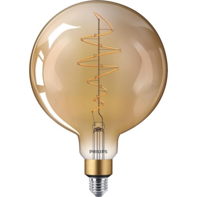 Lampe led giant globe filament e27 7 w 470 lm ambré 1800k gradable_0
