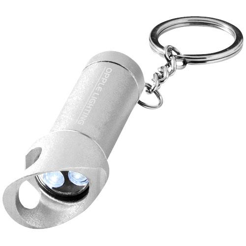 Porte-clés décapsuleur avec lampe Lobster - mini lampe 3 LED blanches - aluminium et piles incluses_0