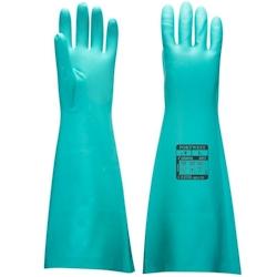 Portwest - Gants de protection chimique en nitrile extra long 48cm Vert Taille 9 - 5036108324507_0