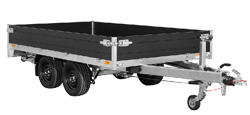 Remorque roues dessous - 3,56 x 1,84M - 2700 KG - SARIS PL 356 184 2700 2_0