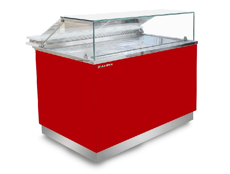 Vitrine réfrigérée ventilée Gamma - Almia Refrigeration - Groupe tropicalisé, températures 0°C à 4°C_0