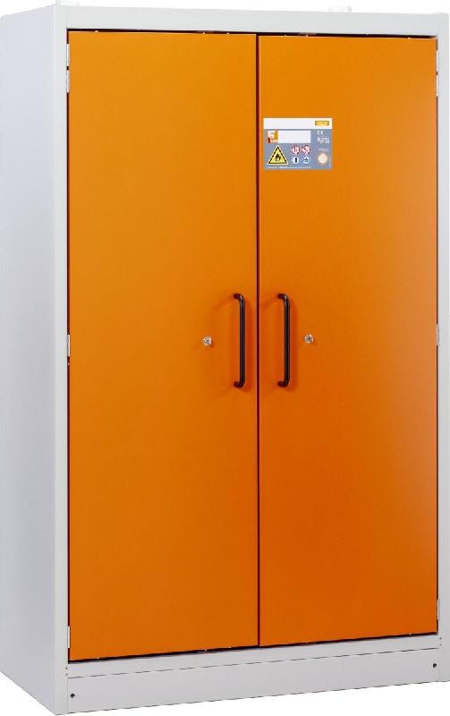 Armoire anti-feu PROline 12/20 F90 pour fûts, 2 portes orange - CEMO - 12039_0