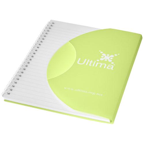 Cahier Curve A6 - 25 à 100 feuilles vierges 80g/m² - couverture incurvée en polypropylène 500 microns_0