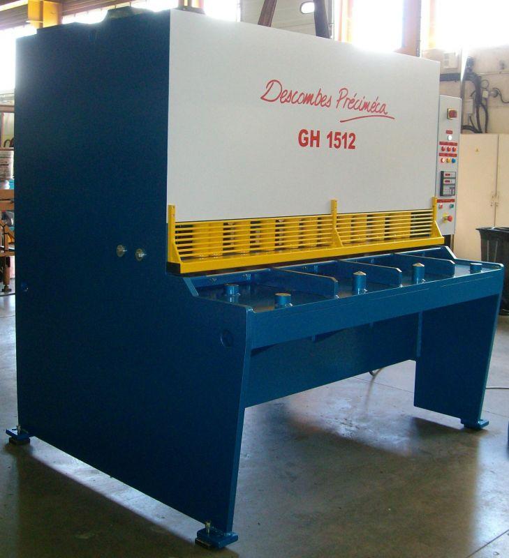 Cisailles hydrauliques à angle fixe - coupe gousset - fortes épaisseurs 1500x12mm ou 1500x20mm_0