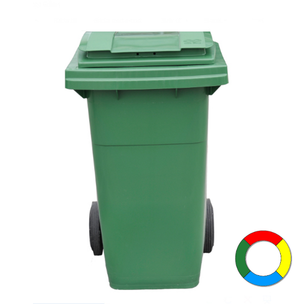 Conteneur poubelle Sulo - 80 litres jaune - Fabriqué en France, résistant aux chocs et UV_0