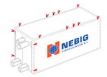 Doublure de conteneur - nebig - pour les conteneurs de 20 ou 40 pieds_0