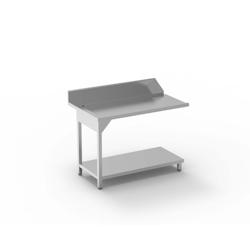 ERATOS Table Entree/Sortie Acrroche Gauche Aisi-304 18/10 - Avec Etagere - 1600X750X850 ME-160I - ME-160I_0