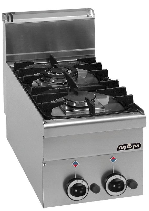 Feux vifs a poser cuisiniere a gaz 2 feux a soupapes minima 600 MBM - G2S6_0