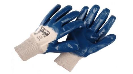 Gant coton enduit nitrile - XO Sécurité 4221 - résistant et confortable pour travaux en milieux humides et huileux_0