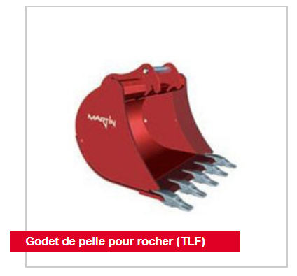 Godet de pelle pour rocher (tlf) - martin_0