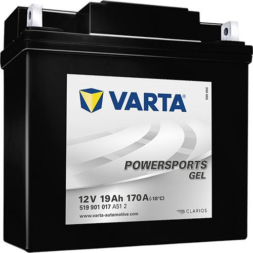 Powersports gel - batterie de démarrage - varta -capacité: 19 ah_0