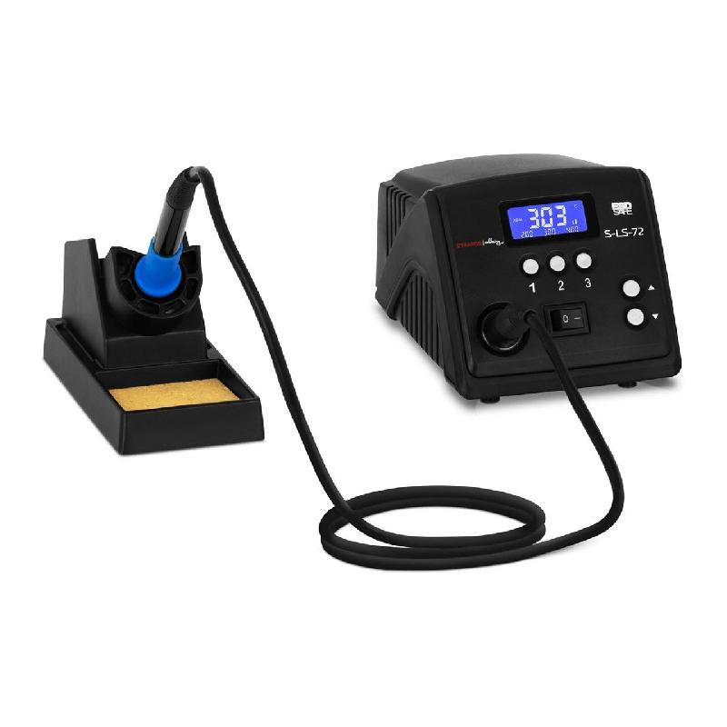Station de soudage numérique - 90 W - écran LCD - avec fer à souder et support - protection ESD - 14_0003534_0