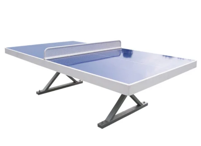 Table de Ping Pong Polyester et Acier Anti-Vandalisme - Homologuée par la Fédération Royale et Catalane de Tennis de Table_0