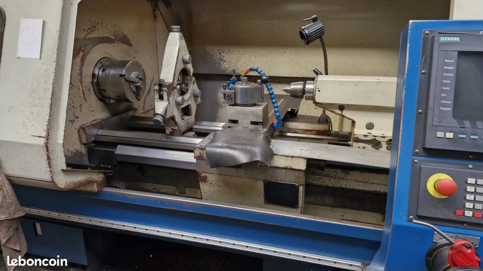 Tour CNC FAT TUR 560 - Commande Siemens - Capacité 2000 x 560 mm - Alésage 105 mm - Puissance 18,5 kW_0