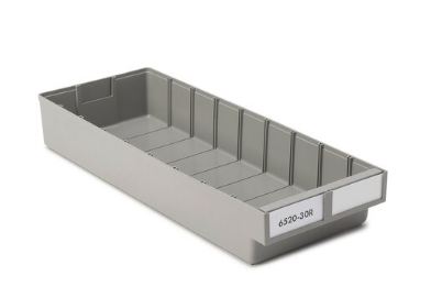 Treston ReBOX bac à étagères 186x500x80 gris (crt : 20 bacs)_0