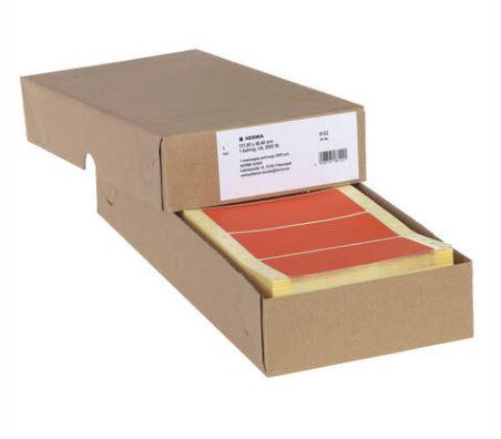 Étiquette adhésive pour ordinateur en continu - 101,6 x 48,4 mm - Référence 8122 - Couleur rouge - 2000 étiquettes_0