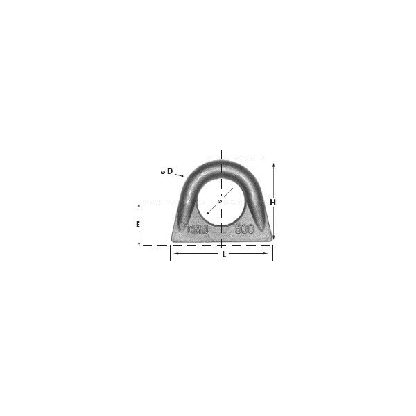 Anneaux de levage articulés à souder - Toutlevage - CMU de 200 à 4000 daN - Types H ou L_0