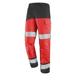 Cepovett - Pantalon avec poches genoux Fluo SAFE XP Rouge / Gris Taille L - L 3603624496821_0