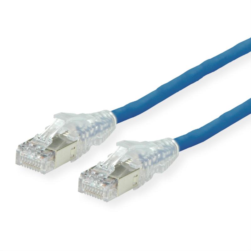 Cordon dätwyler cat.6a (classe ea) s/ftp, cu 7702 flex lsoh, amp v2, bleu, 5 m_0