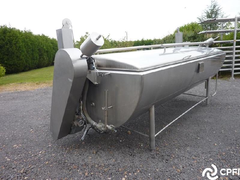 Cuve GOAVEC 3000 L horizontale/maturateur-refroidisseur crème ou yaourt - CUV253_0