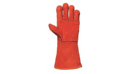 Gant soudeur anti-chaleur renforcé Kevlar 3133 - croûte de vachette - normes EN 420, EN 388, EN 407_0