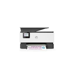 Imprimante multifonction HP OfficeJet Pro 9012e - Jet d'encre - Gris et blanc - Impression, copie, scan, fax - Recto verso automatique - WiFi/Ethernet_0
