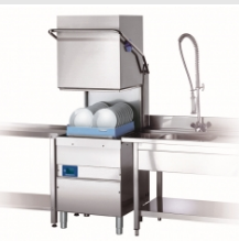 Lave-vaisselle à capot professionnel DIHR CLEAN 1300 - double paroi, pompe auto-nettoyante, doseur de rinçage_0