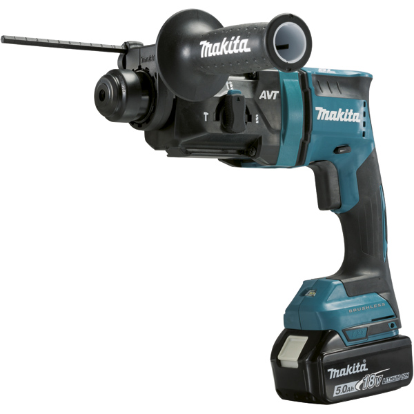 PERFORATEUR BURINEUR MAKITA DHR182RTJ 2 BATTERIES 18V 5AH CHARGEUR EN COFFRET MAKPAC 1,7 JOULES