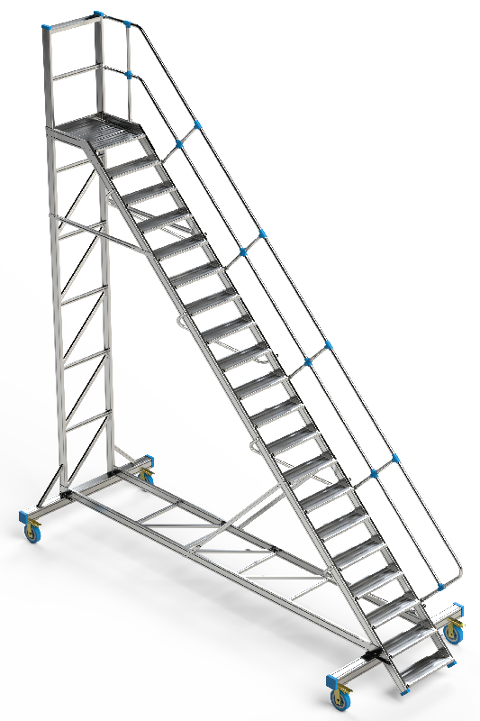 Plateforme de travail inclinaison 45° 20 4,10 5,60 1,71 x 4,61_0